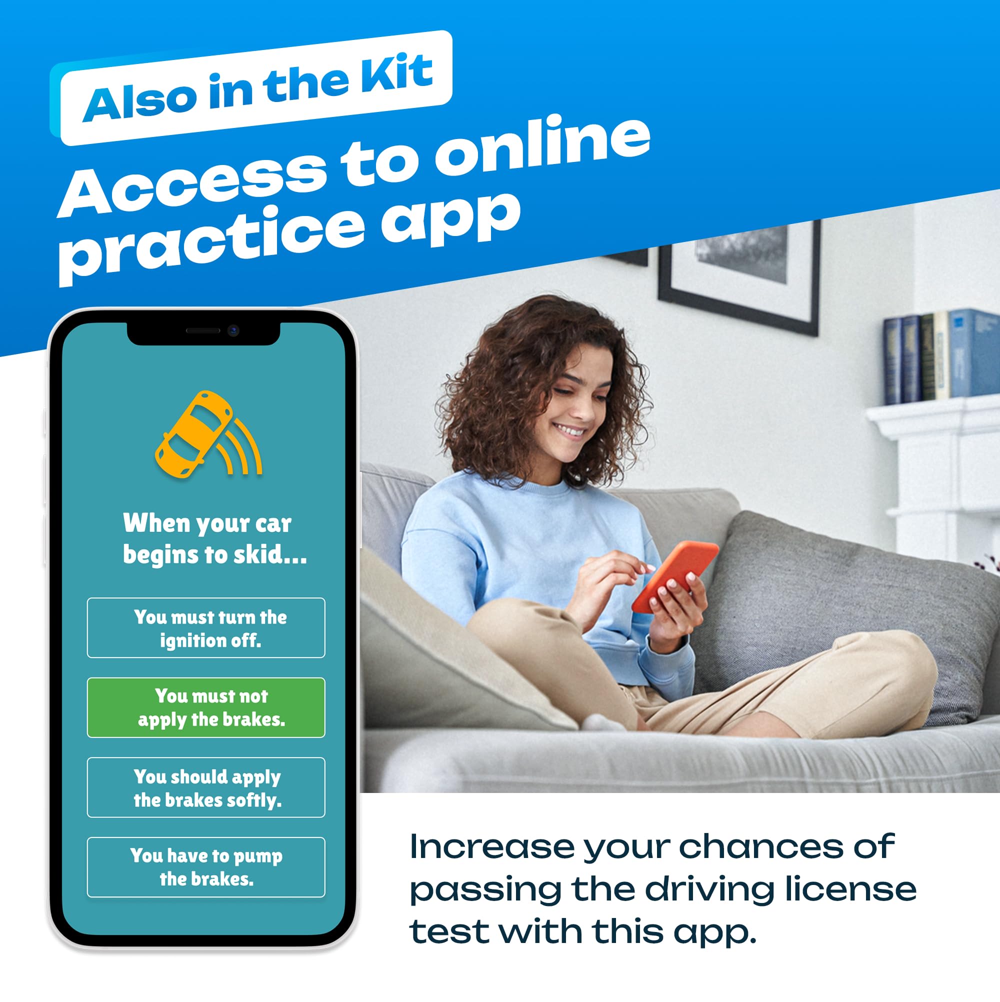 Well Balanced Road Signs Flash Cards practice questions assist DMV test prep.