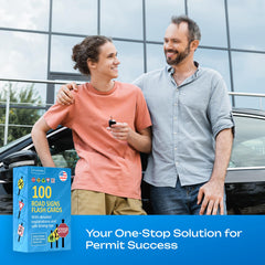 Well Balanced Road Signs Flash Cards digital handbook offers convenient study anywhere.