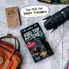 WELL BALANCED Road Trip Mysteries ideal road trip companion for family trips.