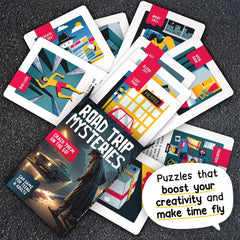WELL BALANCED Road Trip Mysteries for group play and cooperative problem solving.
