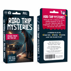 WELL BALANCED Road Trip Mysteries prompts questions and clues for interactive play.