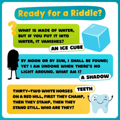WELL BALANCED Road Trip Riddles backseat activity keeps everyone involved and entertained.