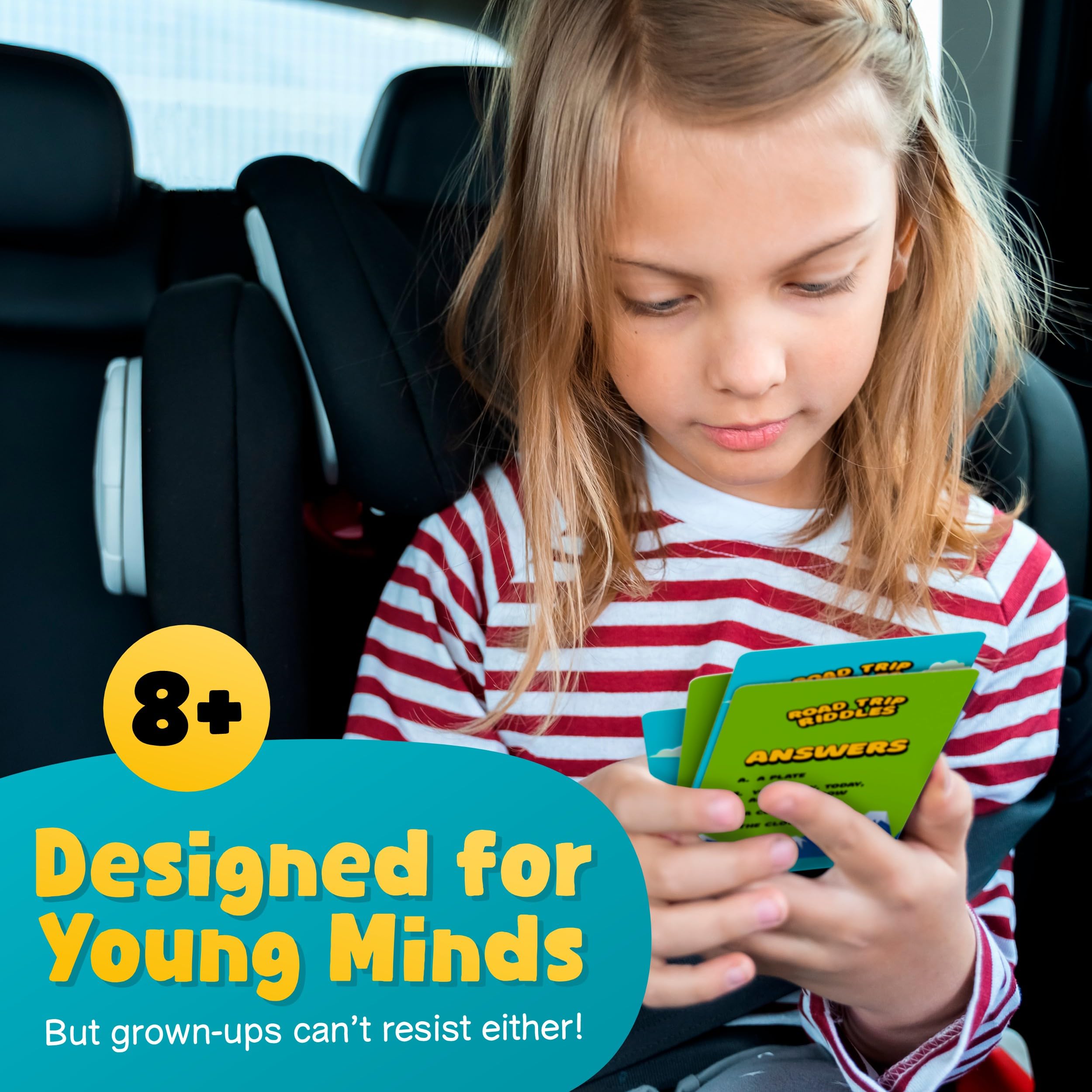 WELL BALANCED Road Trip Riddles 120 riddles collection sparks curiosity and family laughter.