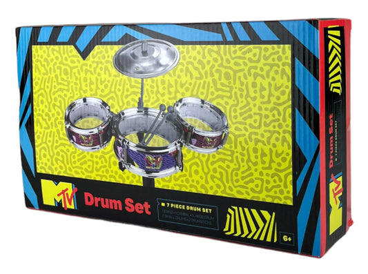 Well Played MTV Desktop Drum Set closeup shows durable components