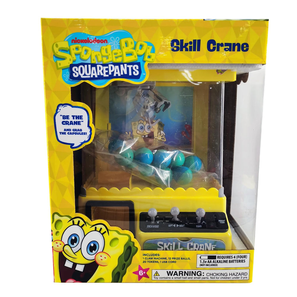 Well Played SpongeBob joystick control enables precise, engaging grabs for budding players.
