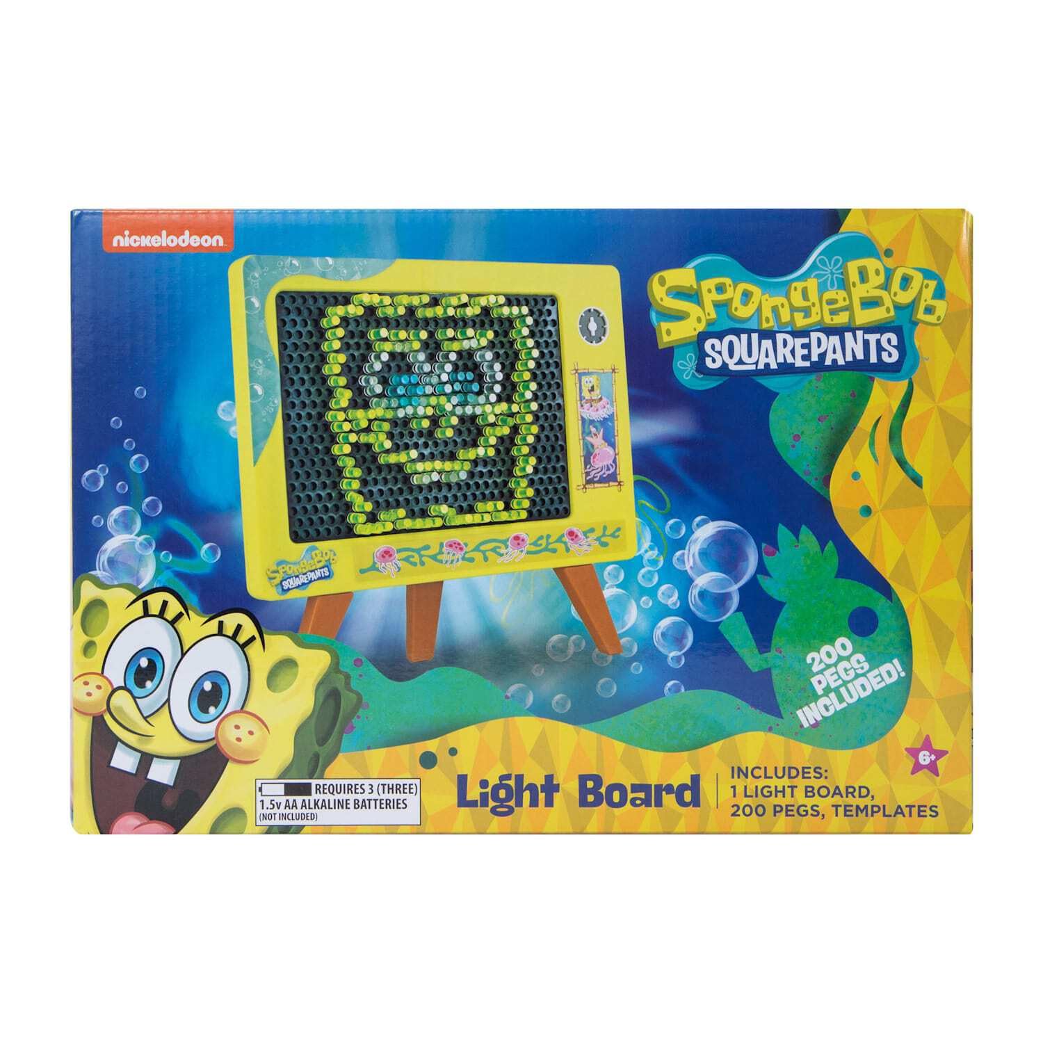 Well Played Spongebob Light Board kids playing together encourages cooperative fun.