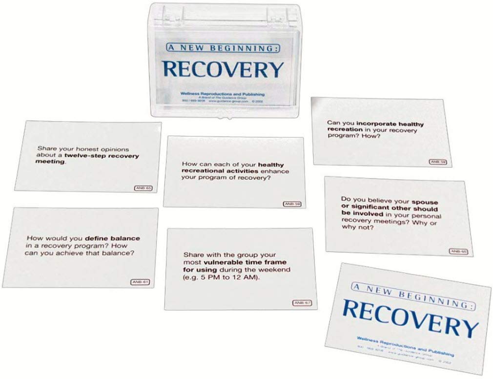 Wellness Reproductions A New Beginning card deck for personal reflection and group discussion.