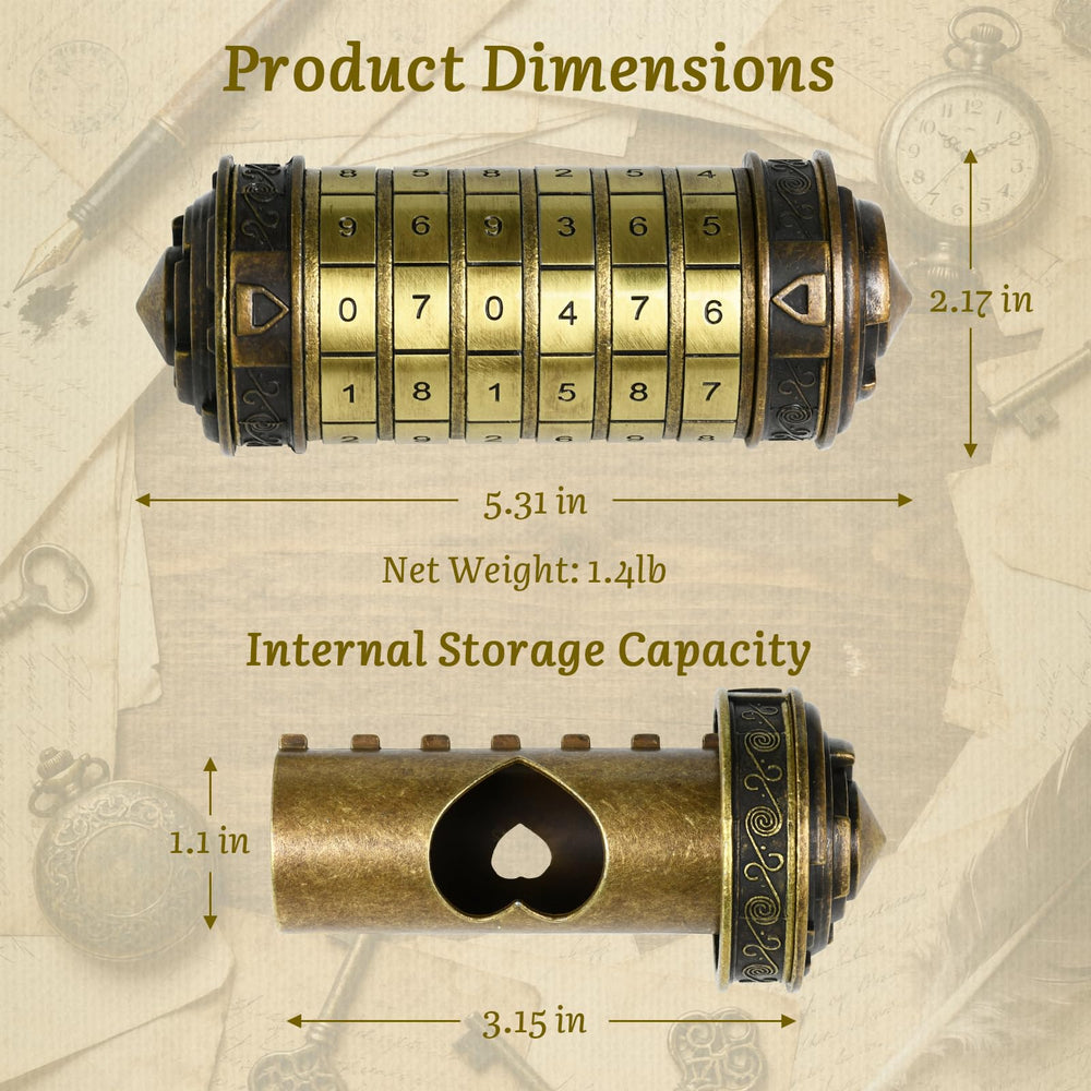 Wellsee cryptex box includes tools and gift ready packaging for easy gifting