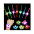 WELLVO 12-pack LED bracelets glow brightly for festive kids' parties.