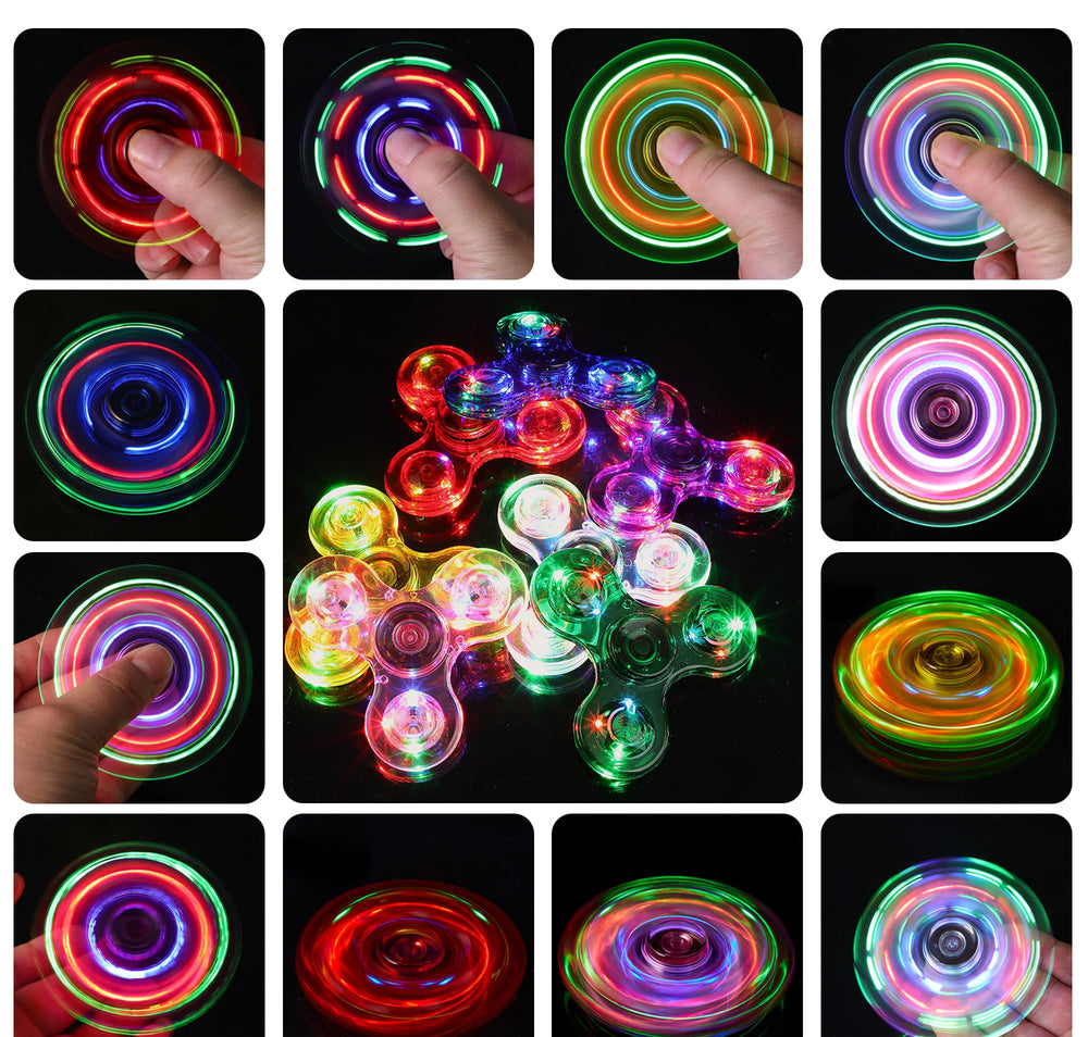 WELLVO LED Fidget Spinner classroom-prize ready, inviting kids to participate