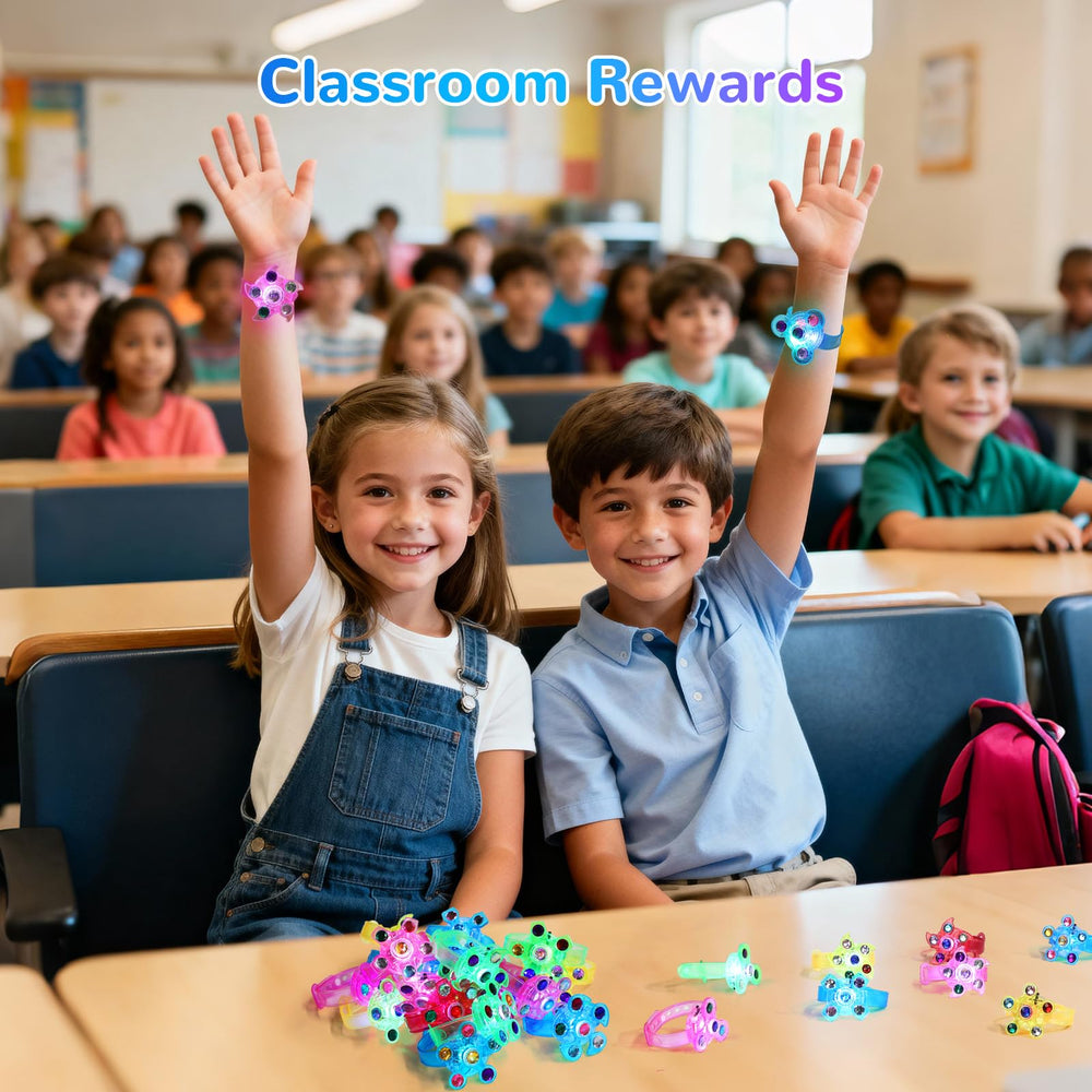 WELLVO rotating bracelets captivate kids and encourage social play.