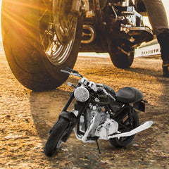 Welly Suzuki DR-Z400S 1:18 scale measures about six inches long.