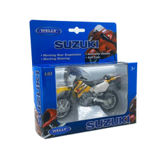 Welly die-cast metal with plastic parts offers sturdy premium feel.