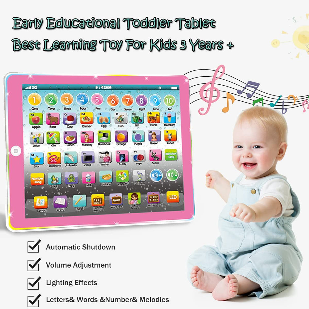 Wenbeier ABC letters display on the tablet screen supports word recognition