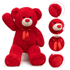 WENMOTDY cuddling-sized teddy invites snuggle sessions.