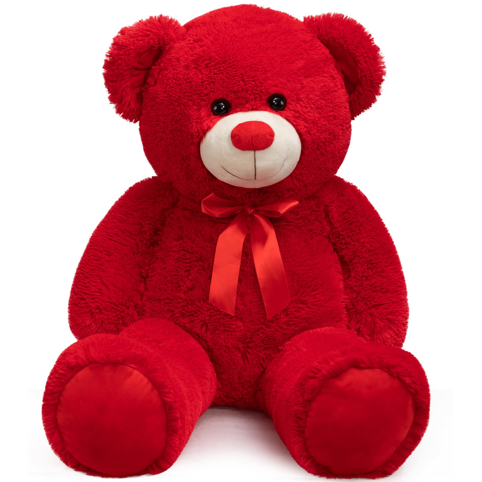 WENMOTDY giant teddy bear 36-inch centerpiece for cozy hugs.