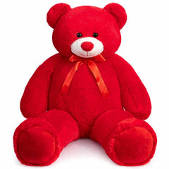 WENMOTDY giant teddy bear 4ft tan full view for comforting companionship