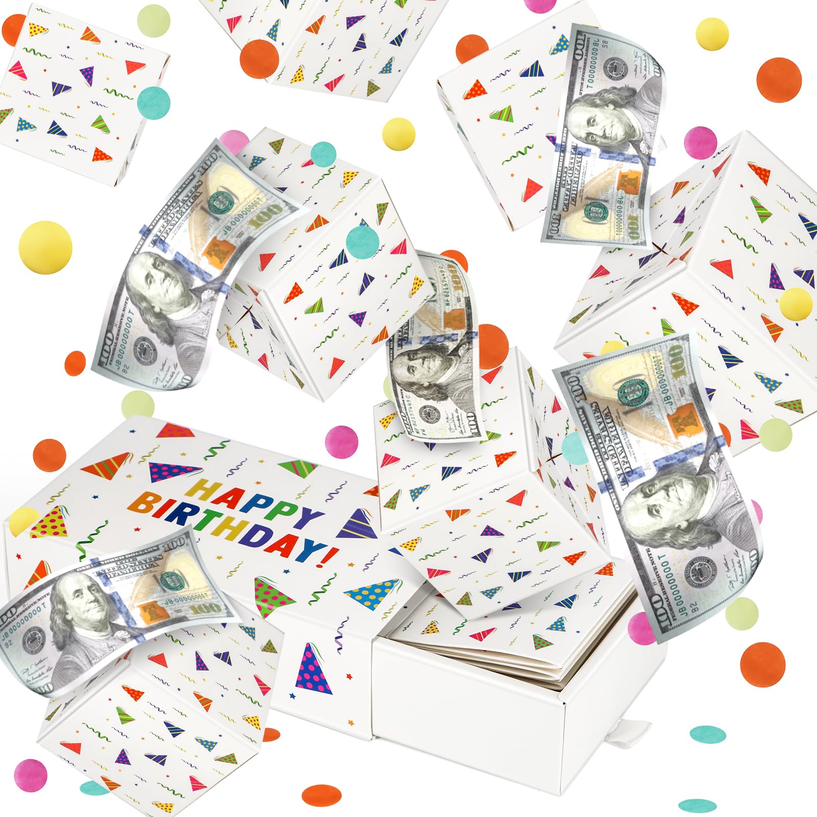 WenmthG Happy Birthday Surprise Box assembly shows sturdy setup for quick, reliable gifting.