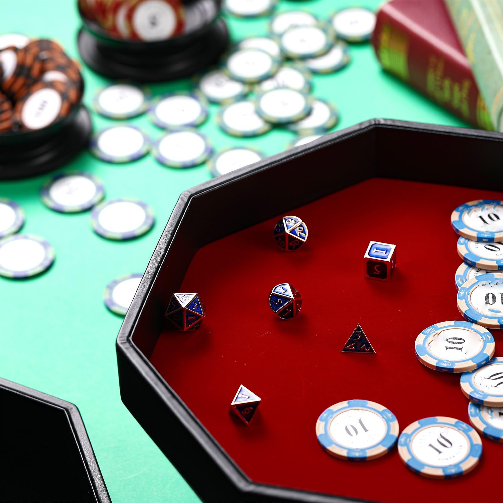 Wenqik black and red trays brighten gaming tables with stylish practicality