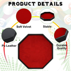 Wenqik velvet-lined interior cushions dice and protects surfaces during play