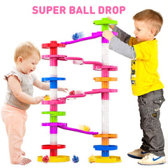 WEofferwhatYOUwant Super Ball Drop 28-piece tower highlights colorful bridges for STEM play