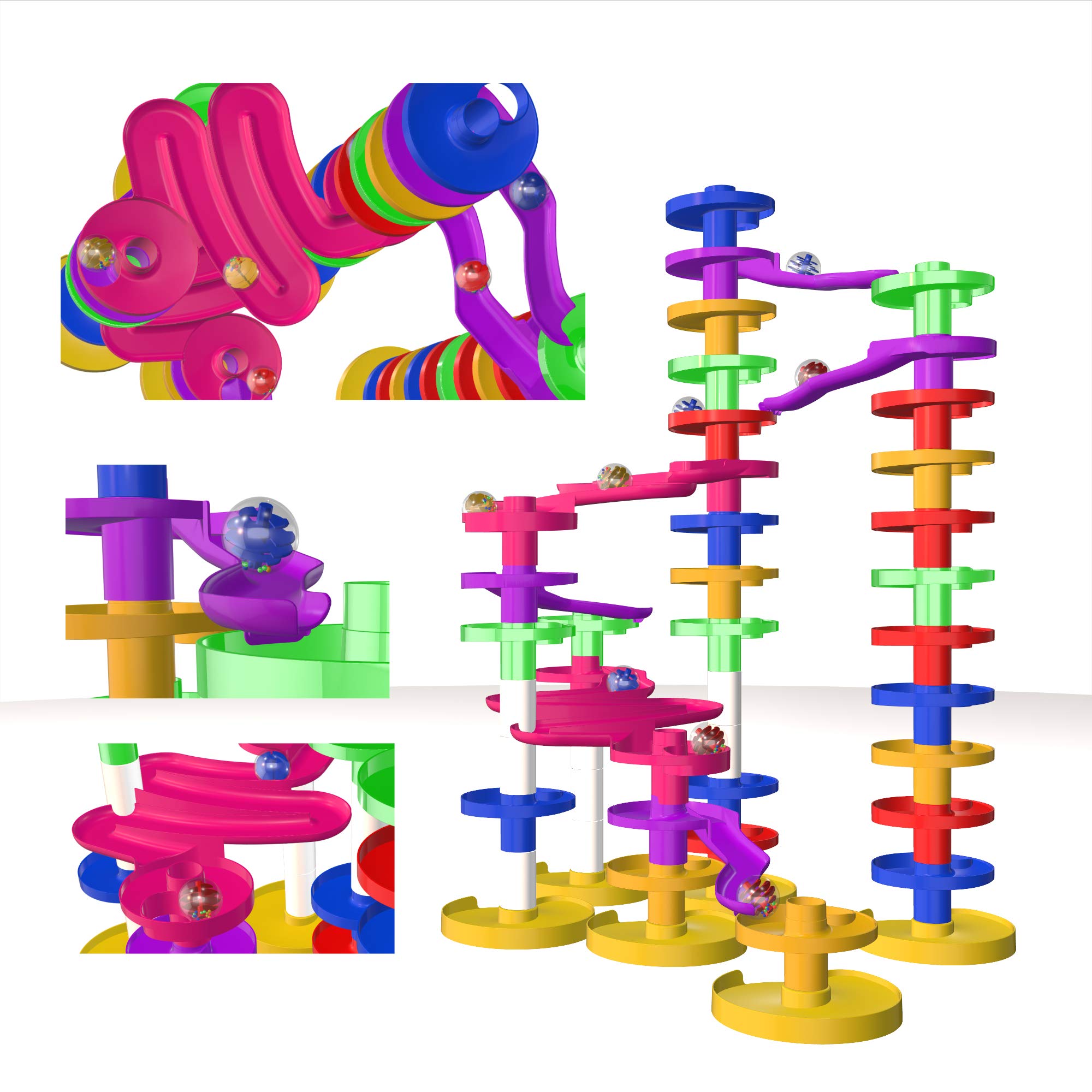 WEofferwhatYOUwant Ball Drop compact storage stacks ramps for easy tidying