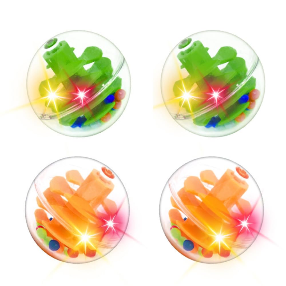 WEofferwhatYOUwant LED Activity Ball rolling with bright glow for sensory toddler play