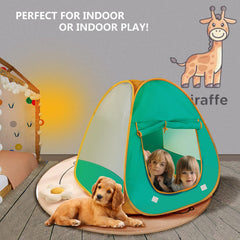 WEOKLL Kids Pop Up Play Tent folded compact for easy storage