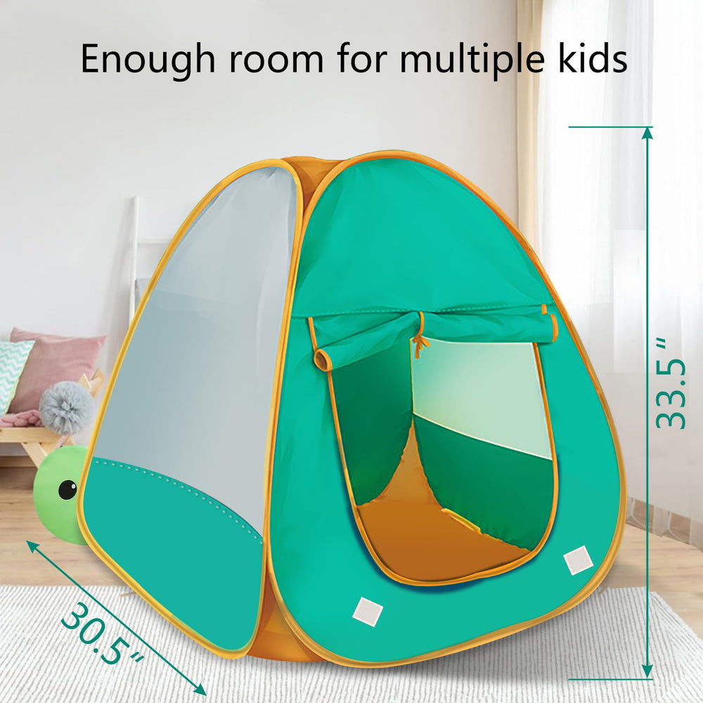 WEOKLL Kids Pop Up Play Tent roomy interior for cozy reading and imaginative games