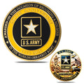 WEPBHXYS Army 250th Anniversary coin front view, collectible honoring service and heritage.