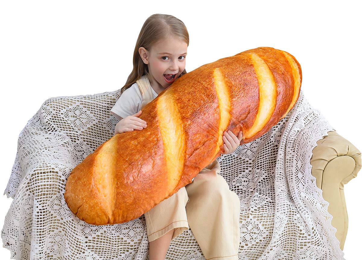 Wepop bread shape pillow back cushion for comfortable support