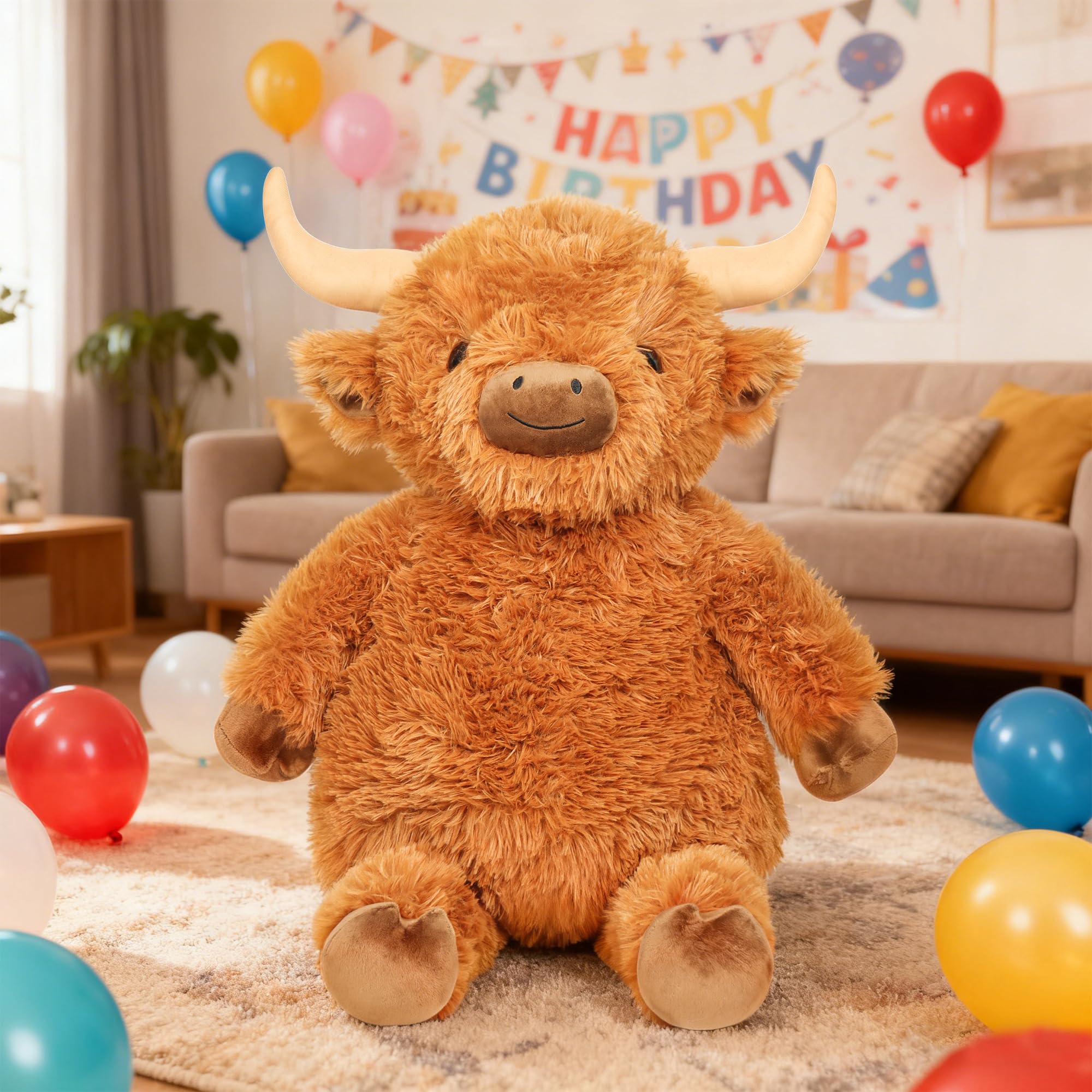 Wepop Highland Cow plush brightens baby showers with playful charm