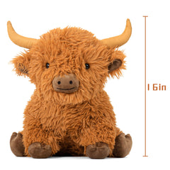Wepop Highland Cow on couch evokes cozy home decor