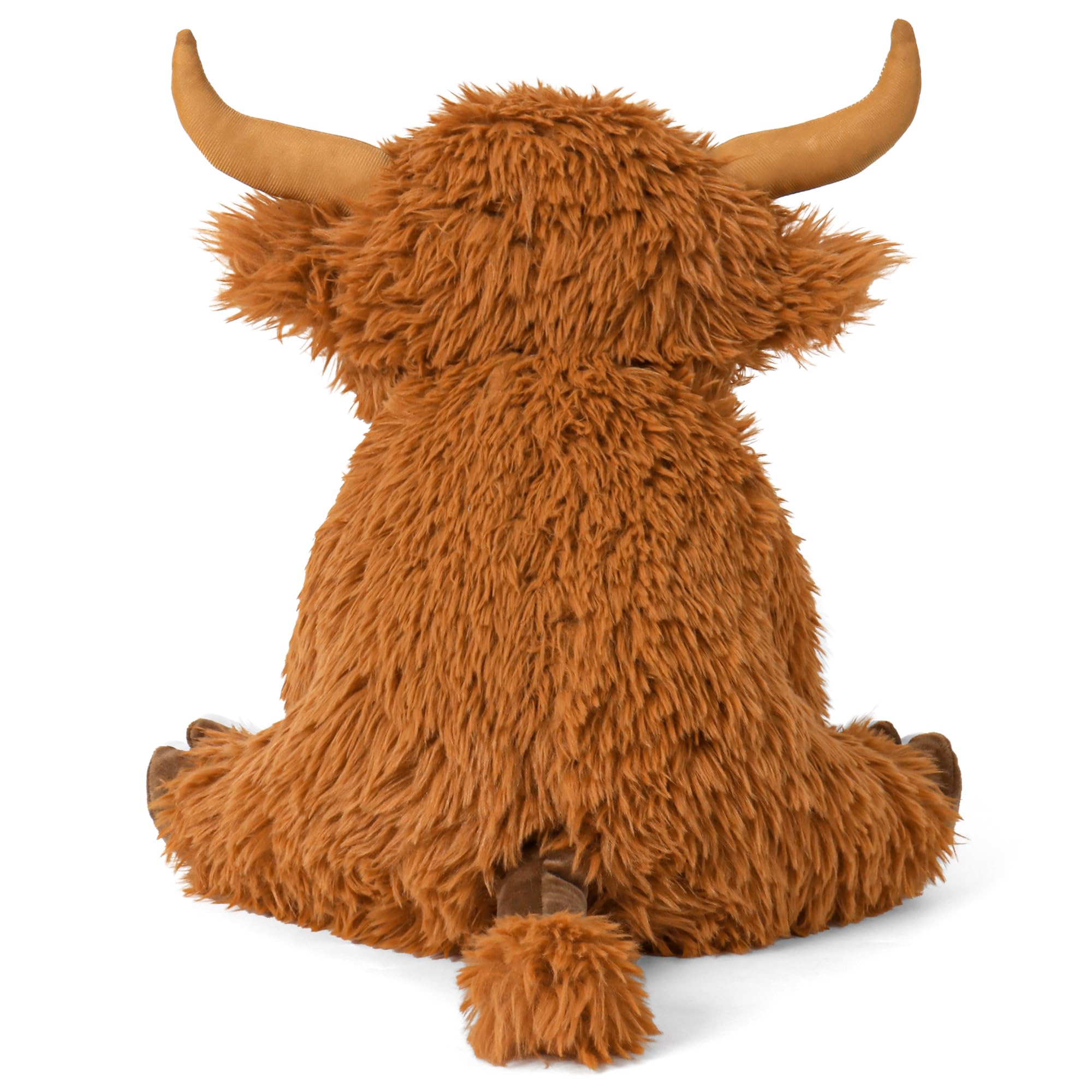 Wepop Highland Cow plush makes a travel-friendly companion