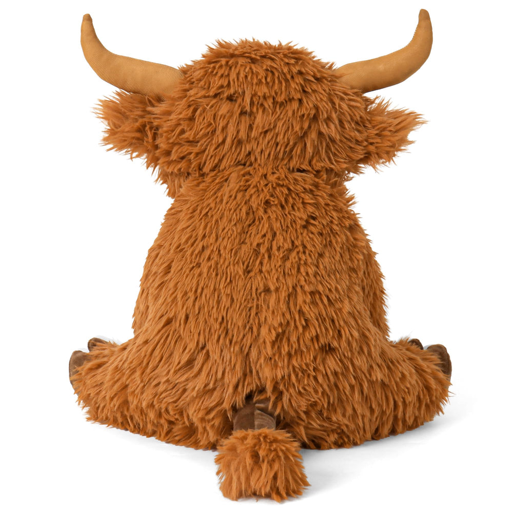 Wepop Highland Cow plush makes a travel-friendly companion