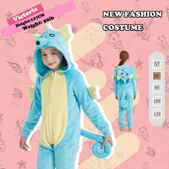 WEQJC blue seahorse flannel sleeves enable easy movement.