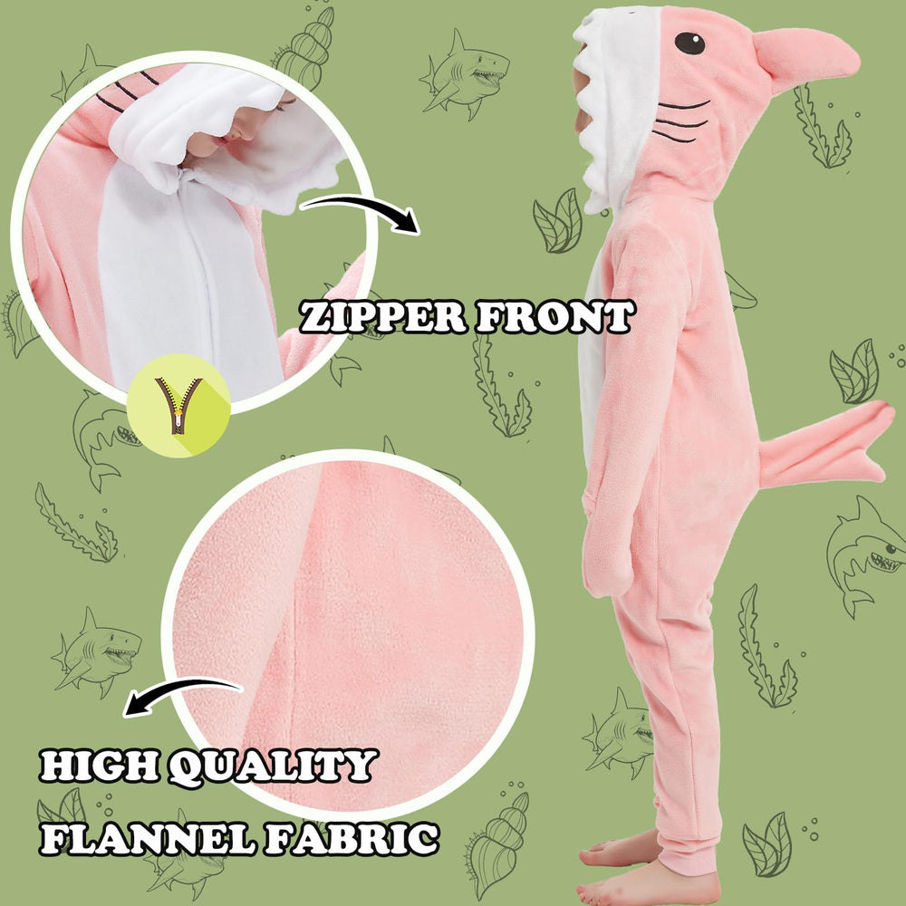 WEQJC one-piece animal costume, easy slip-on design for independent dressing.