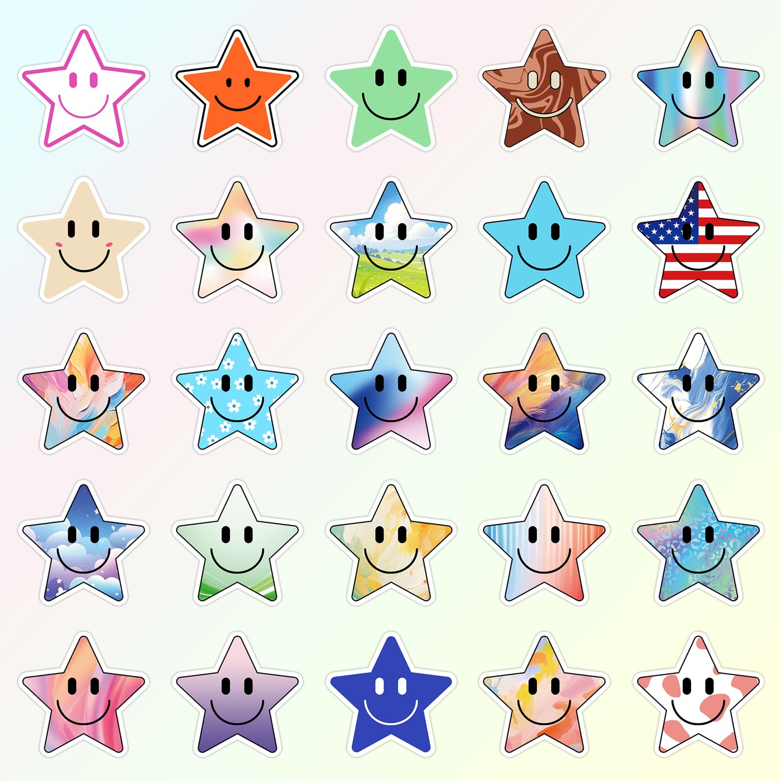 Close-up of Wercokt 2.12-inch stickers showing vivid colors and crisp print