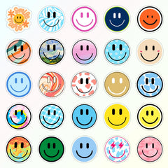 Wercokt water bottle decor ideas using smiling stickers for daily motivation.