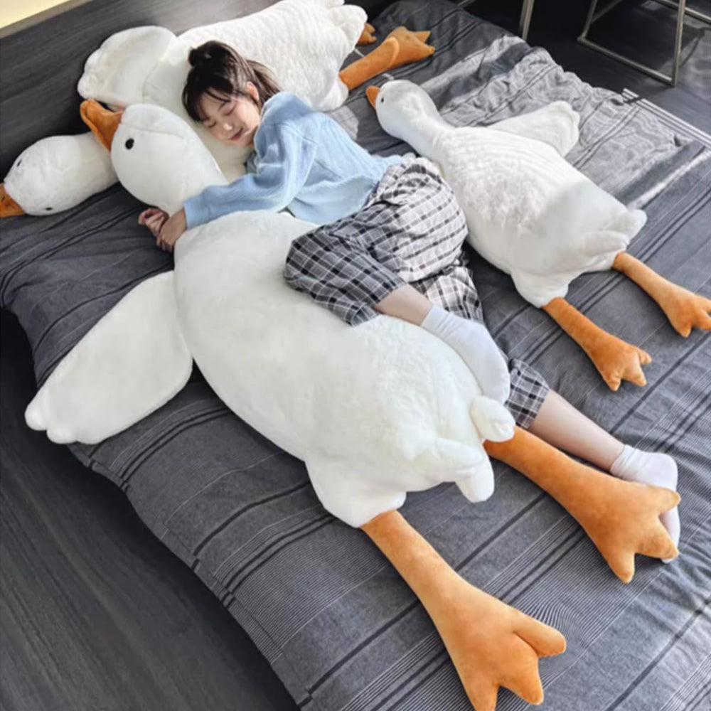 Werdast goose plush realistic design with soft fill for hugs and decor