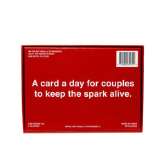 WE'RE NOT REALLY STRANGERS heart-shaped scratch tool reveals daily prompts.