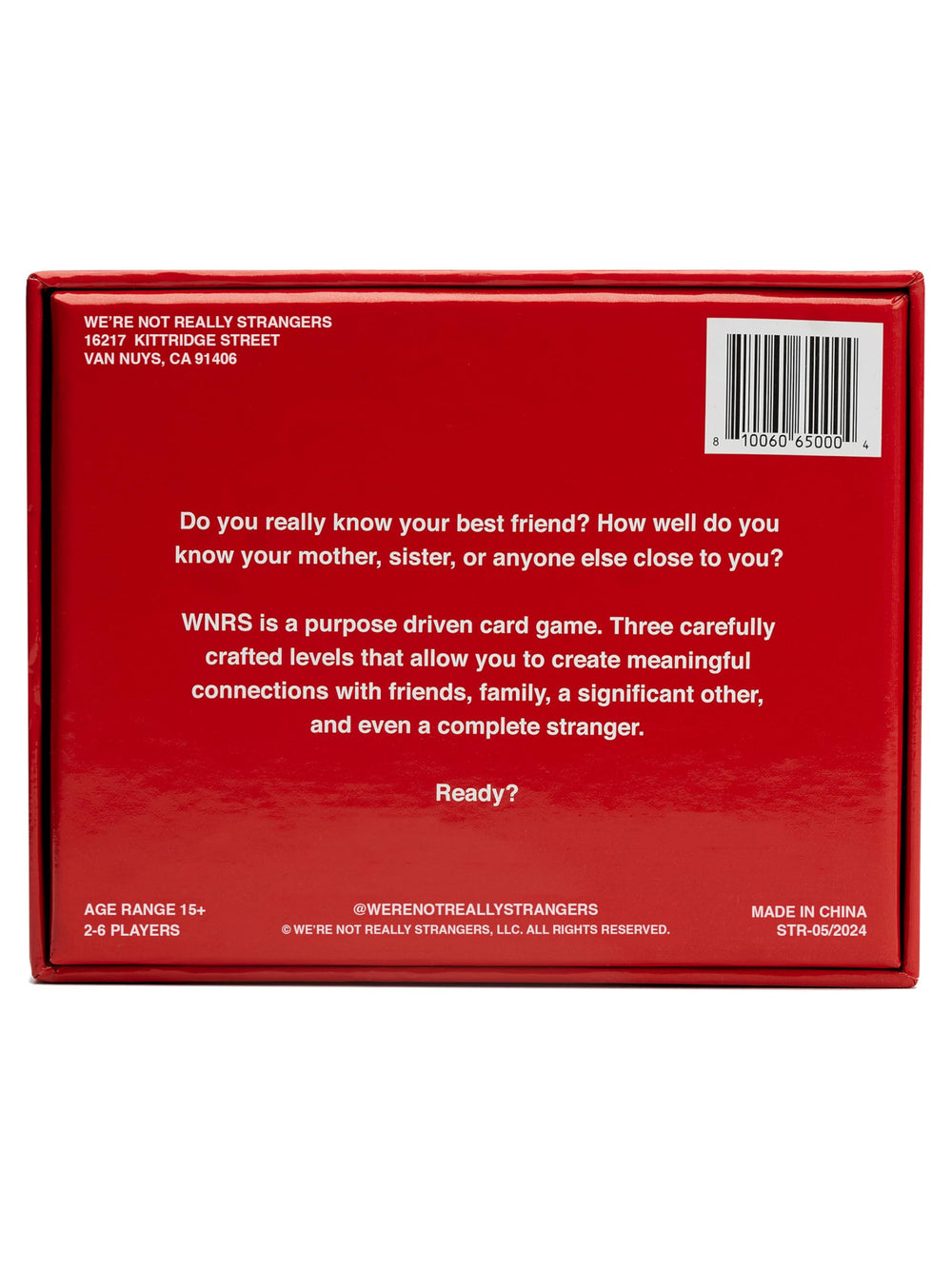 WE'RE NOT REALLY STRANGERS 150 conversation cards shown for engaging talks.