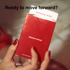WE'RE NOT REALLY STRANGERS Breakup Expansion pack cover inviting introspection.