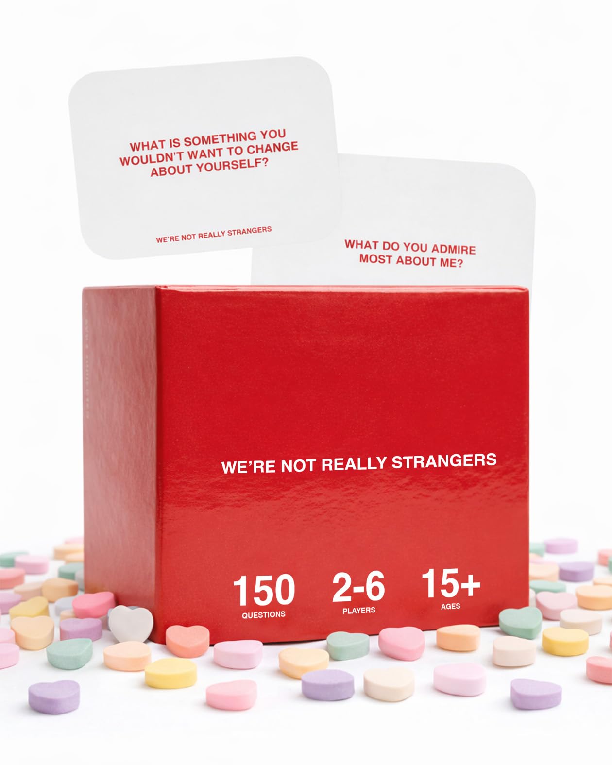 WE'RE NOT REALLY STRANGERS notepad and pencils for capturing insights.