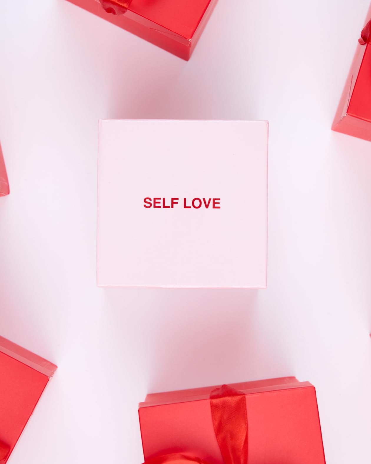 WE'RE NOT REALLY STRANGERS Self-Love Edition past-present-future levels guide self-reflection.