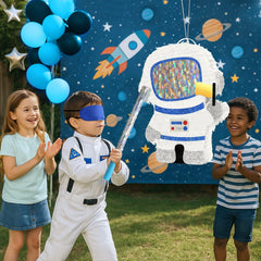WERNNSAI Pinata cardboard outer-space panel adds durable backdrop for energetic party games.