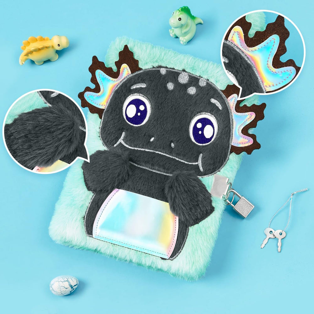 WERNNSAI Axolotl Diary interior pages support easy reading and drawing