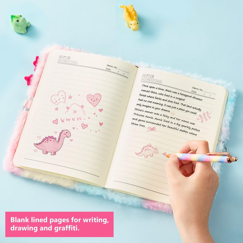WERNNSAI axolotl diary inside pages with neat lines