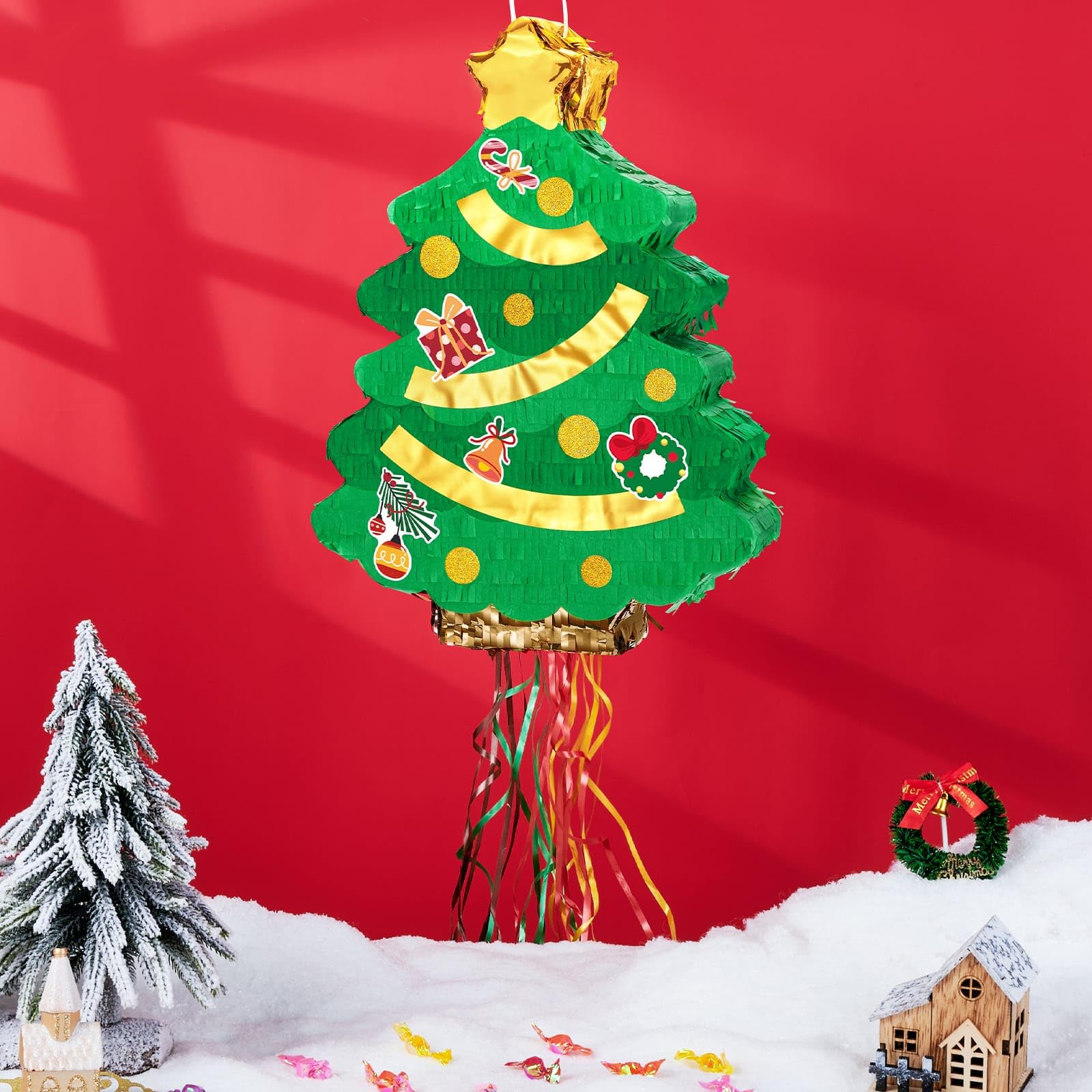 WERNNSAI pinata top opening enables easy filling and quick setup during celebrations