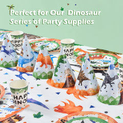 Conical hat design fits children and adults for shared celebration.